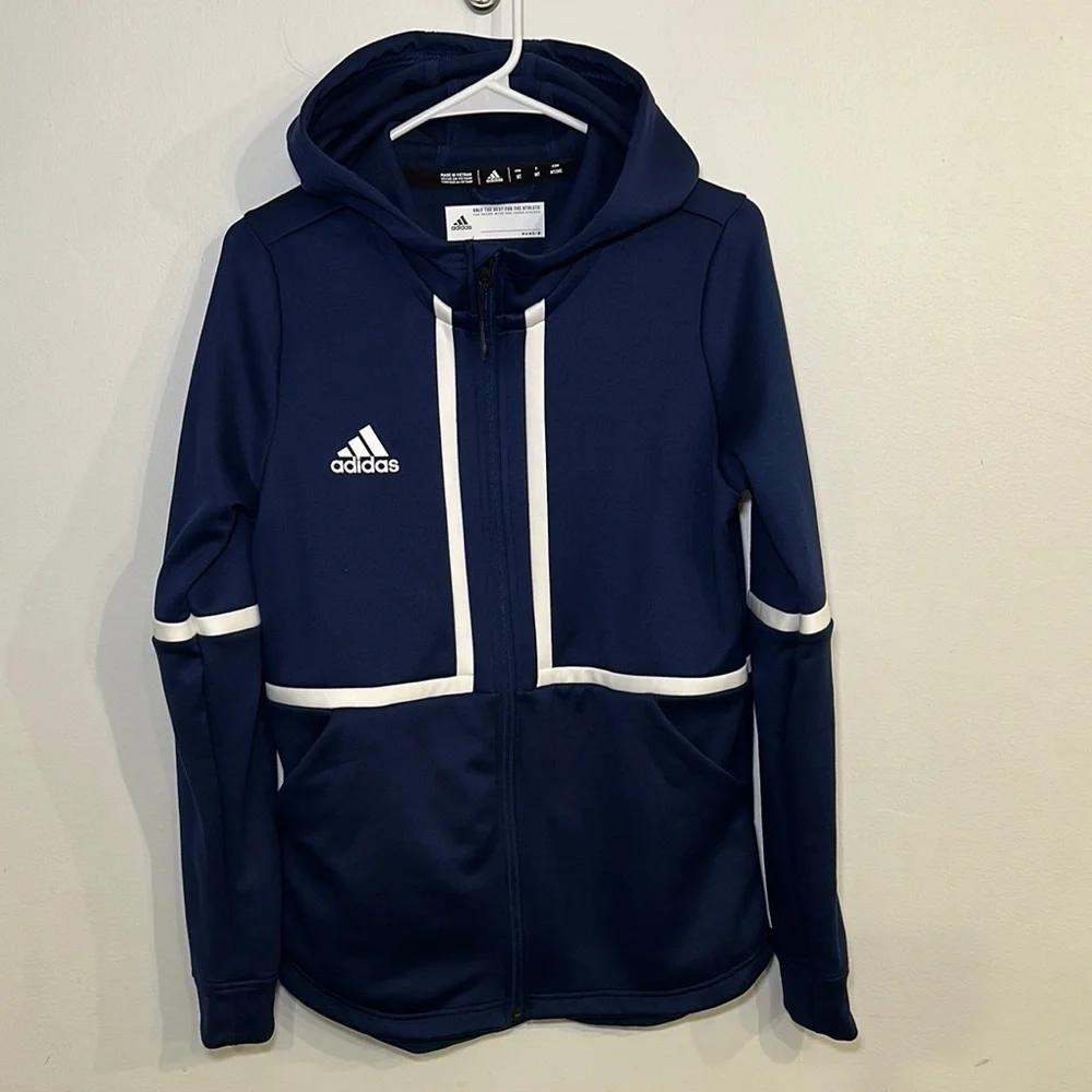 Adidas Under the Lights Full Zip Jacket Navy Men’s Size Medium Tall